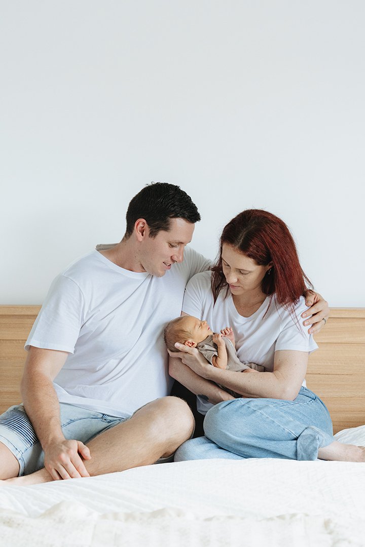 Sunshine Coast at home newborn photoshoot