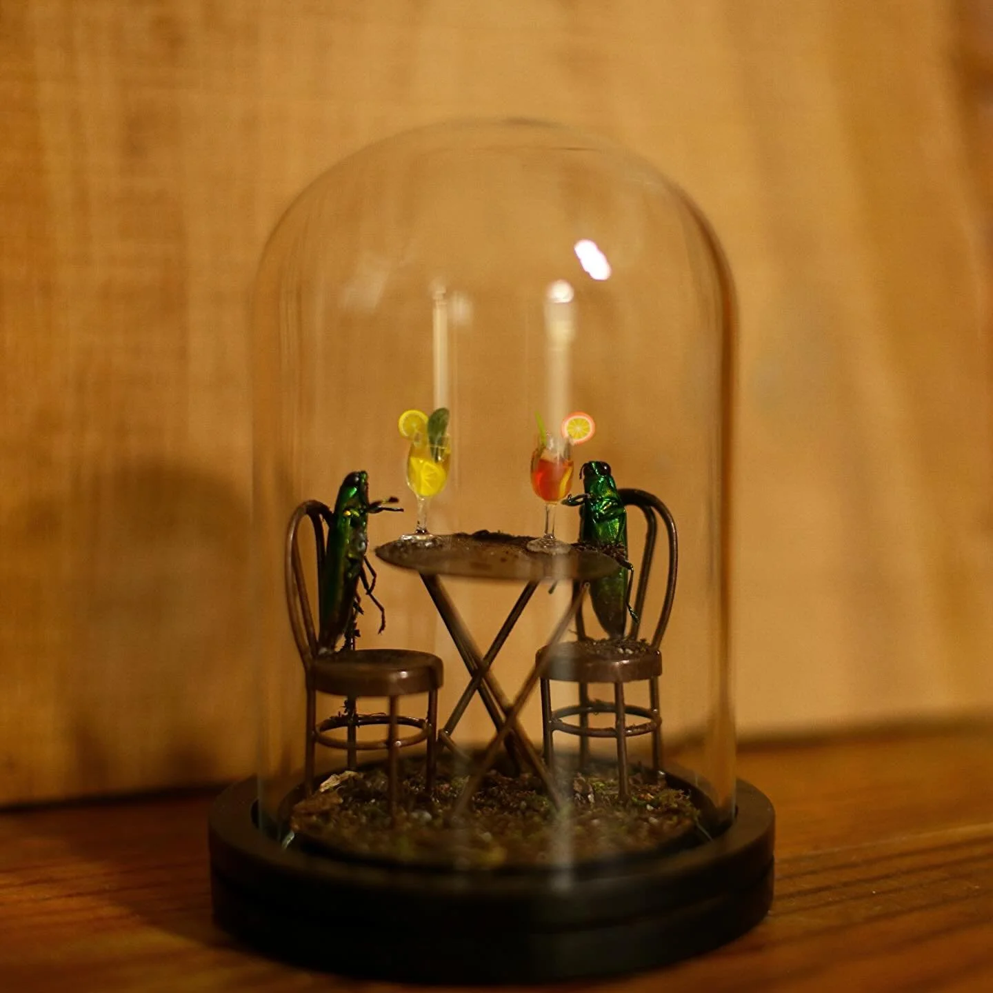 *SOLD* 
these guys are having the best time 🪲🪲 
would you share a drink with them?