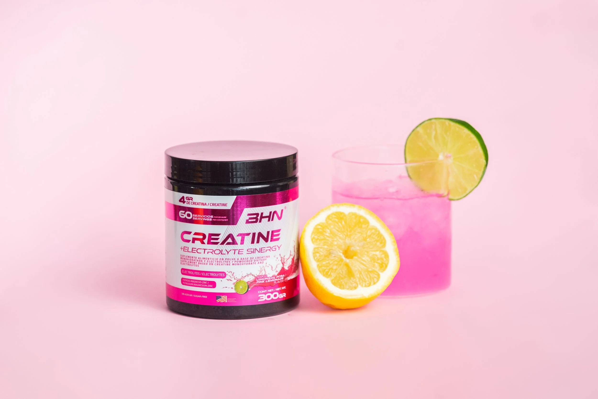 Creatina +Electrolyte Pink Lemonade