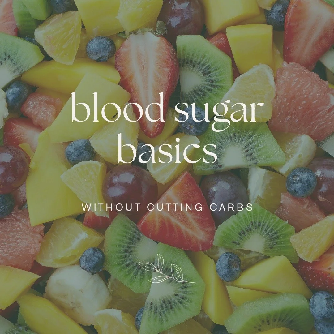 Blood sugar balance is often misunderstood and reduced to eliminating carbohydrates.

I went through a phase in my life where I was very anti carbs and believed that eating less of them was the only answer. What I learned, both personally and through