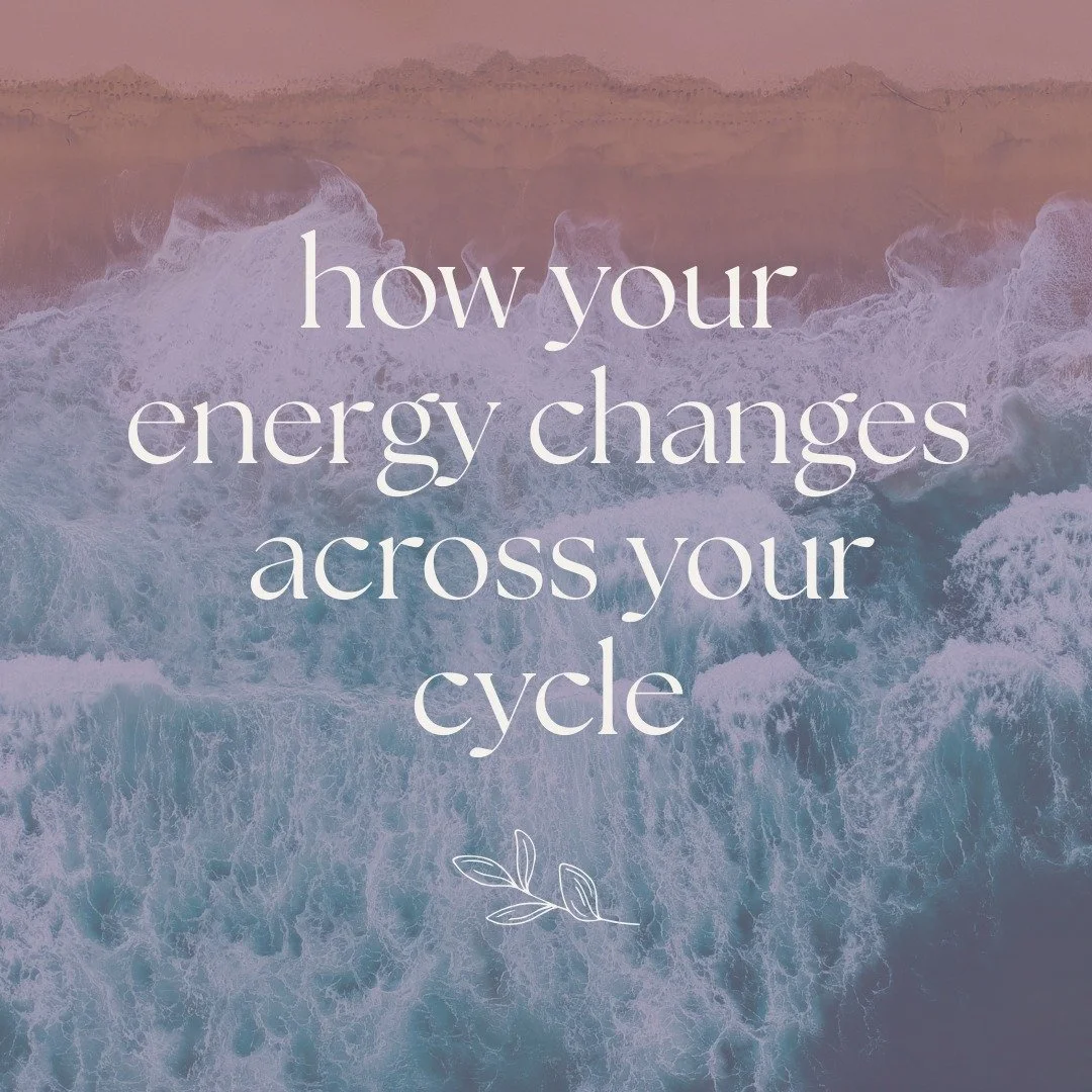 Many women expect their energy to feel the same every day.

But the female body is naturally rhythmic.

Across the menstrual cycle, hormonal changes influence energy, mood, metabolism and how we respond to stress. Instead of pushing through these shi