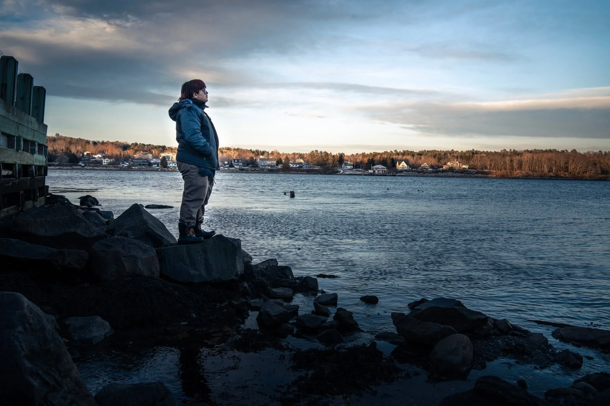 There is a specific kind of strength found in the thaw. 🧊

We headed out into the  cold to capture a bridge between two worlds&mdash;the person they were, and the person they are becoming. Like the ice turning back into the river, change isn't alway
