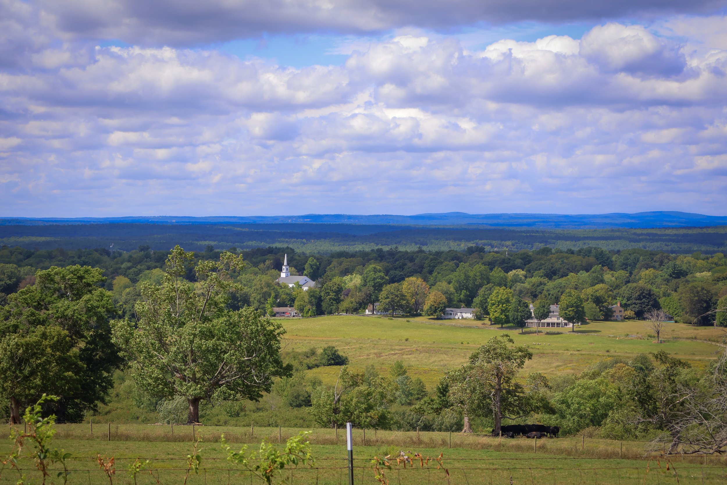 Countryside and the First Parish of Groton, built in 1755