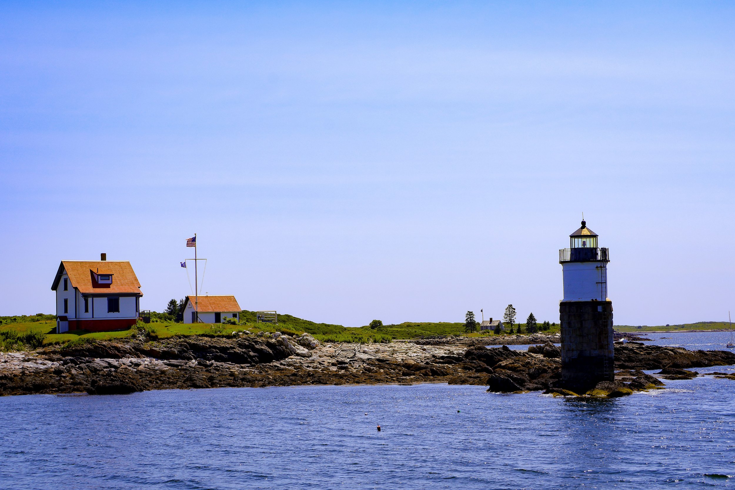 Another view of the Ram Island Light