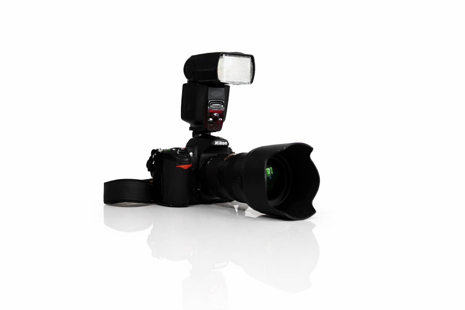 Nikon with Electronic Flash