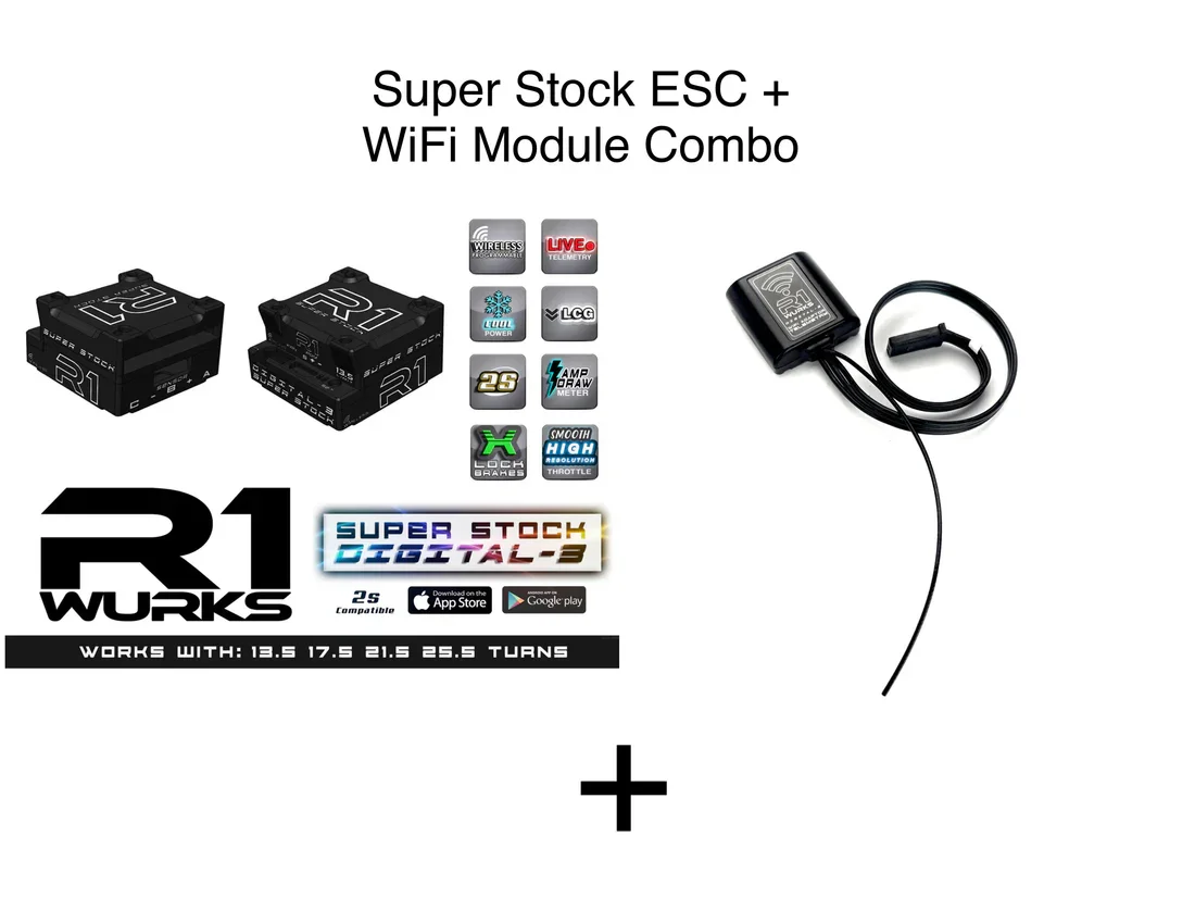 Digital 3 ESC 040013 Super Stock ESC + Wifi Module