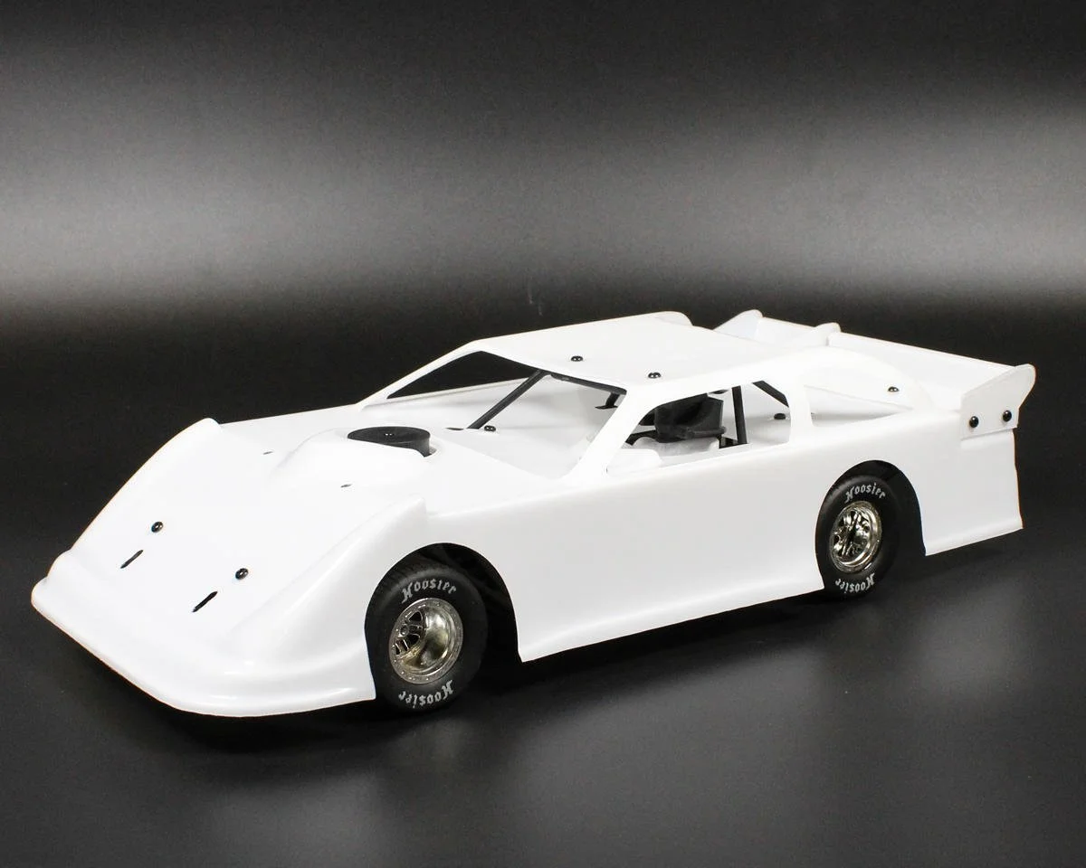 1RC Racing Late Model 2.0 1/18 Brushless RTR 2WD Oval Racer (White) - 1088