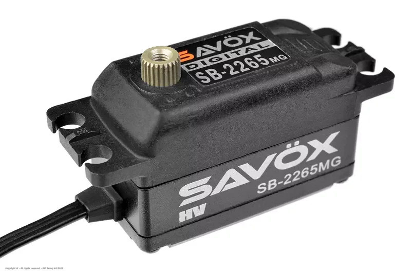 Savox Black Edition Low Profile High Voltage - SB2265MGP-BE