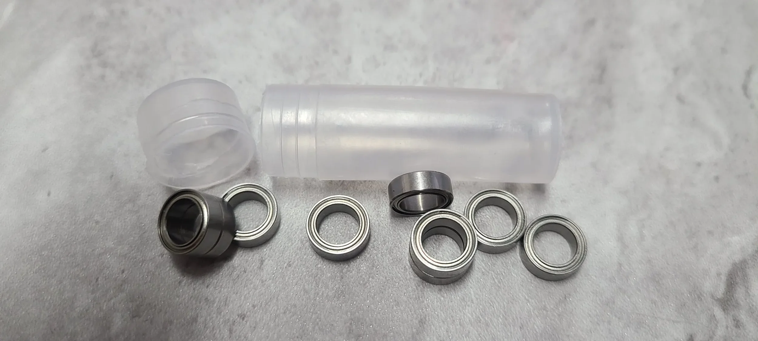 Unflanged Axle bearing (10) 1/4 x 3/8 - 1387