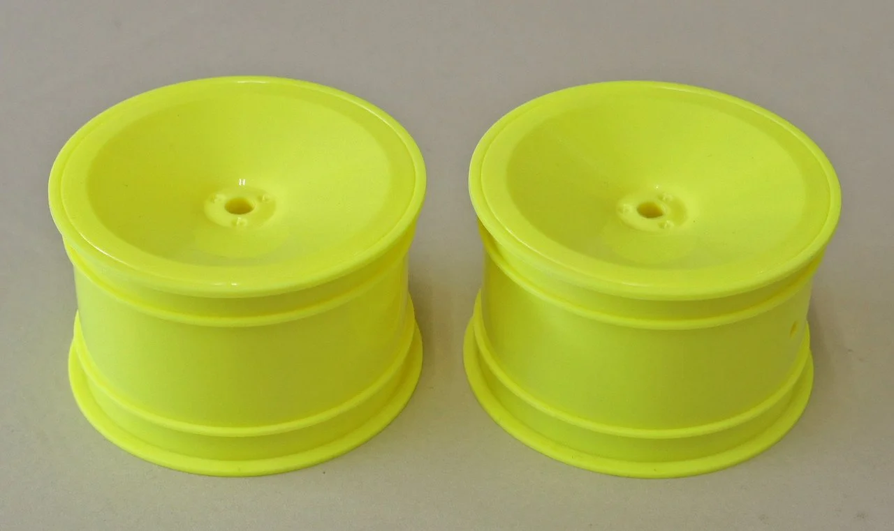 Mugen Seiki 2.2 Rear Buggy Wheels (Yellow) (2) (12mm Hex) - B2902Y
