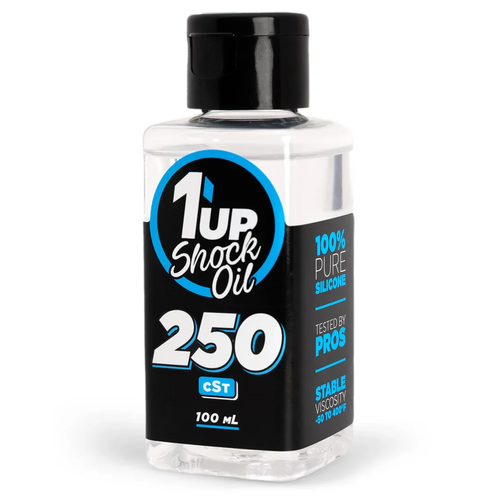 1up Racing Pure Silicone Shock Oil - 250cSt/23.5wt - 100mL - 100250