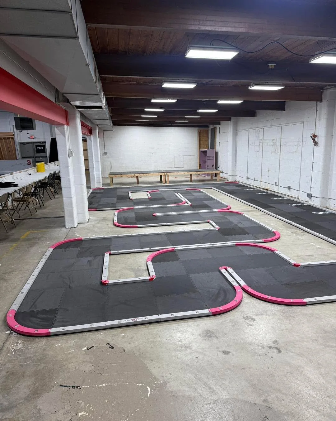 We&rsquo;ve had the heat running since noon to get the temperature up for not only the room, but to make sure the slab gets up to temperature. The track conditions should be much more grippy for everyone!