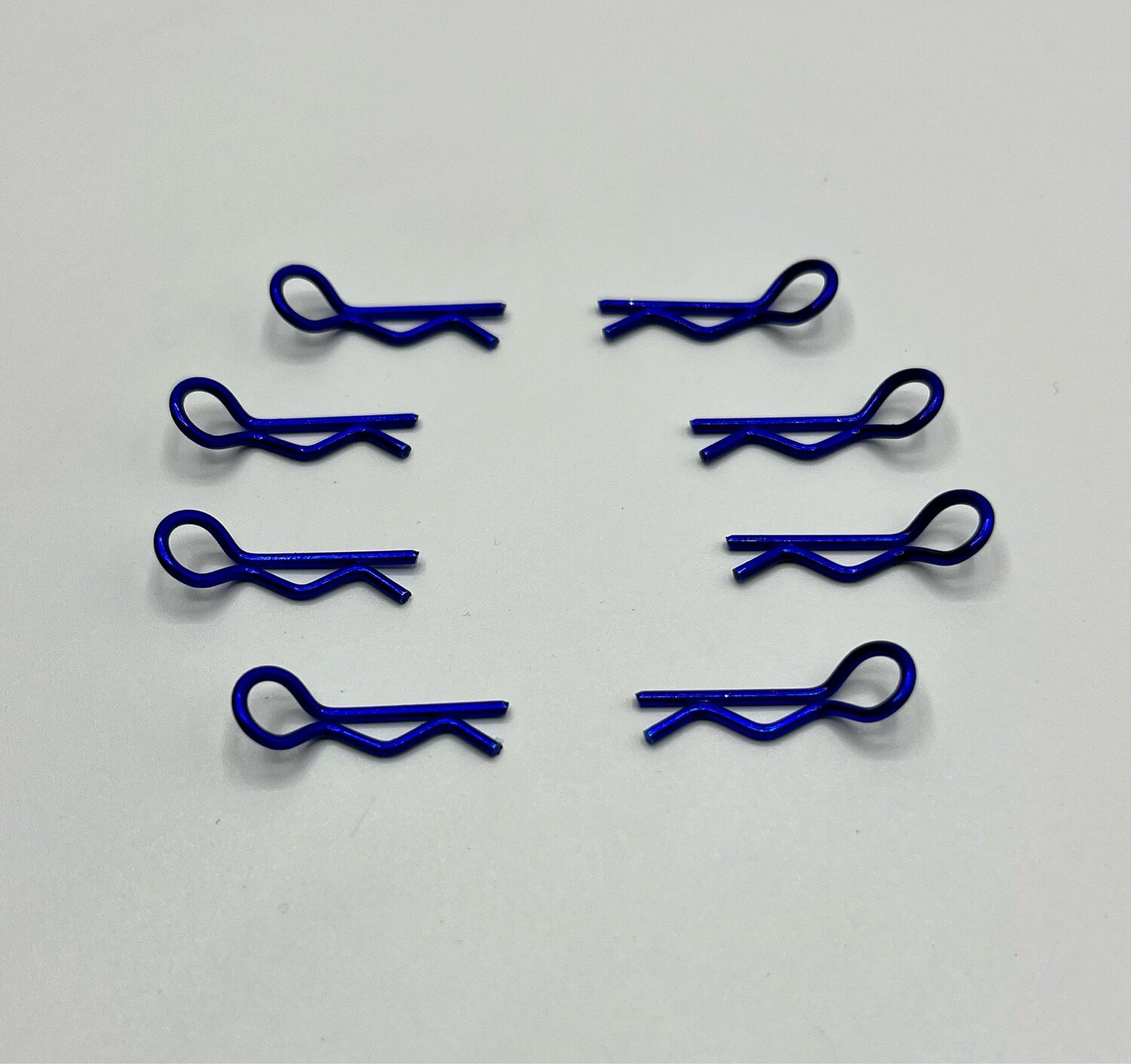 10th scale opposable body clips, Blue