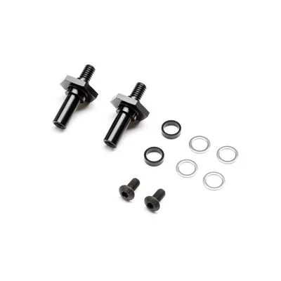 Front Axle, Aluminum (2): 22X - TLR-1156
