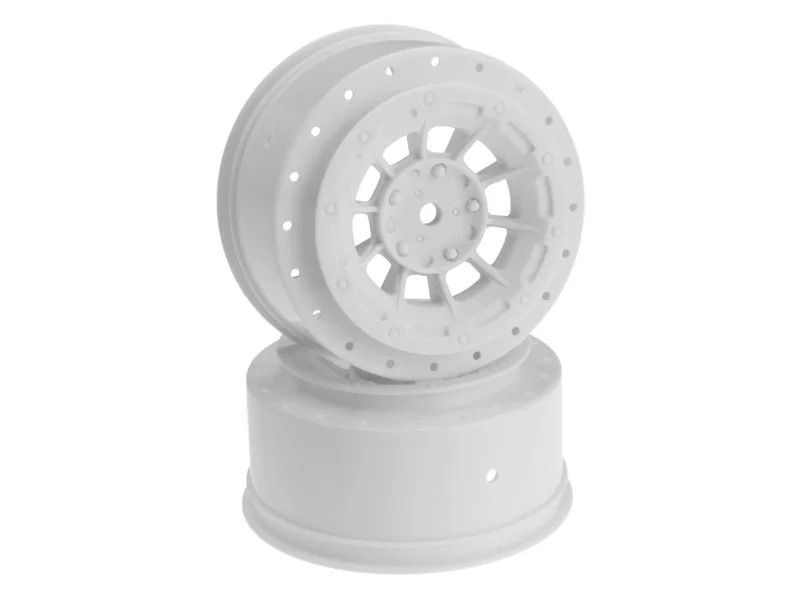 HazARD 3mm Wider Offset 12mm Hex Wheel Wht:SC10
