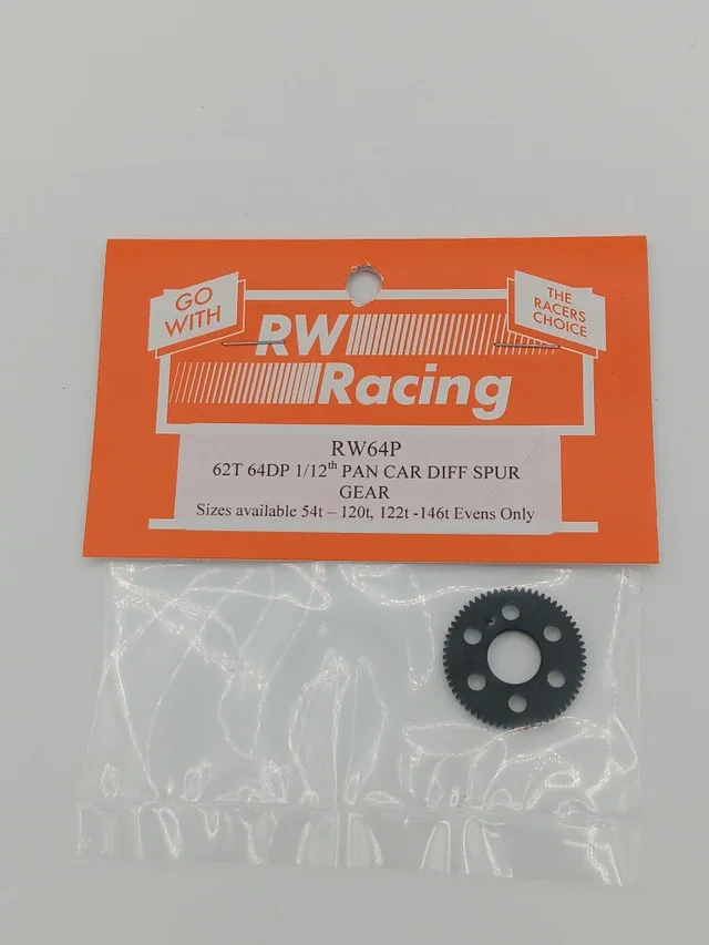RW Racing 62T 64DP 1/12th Pan Car Diff Spur