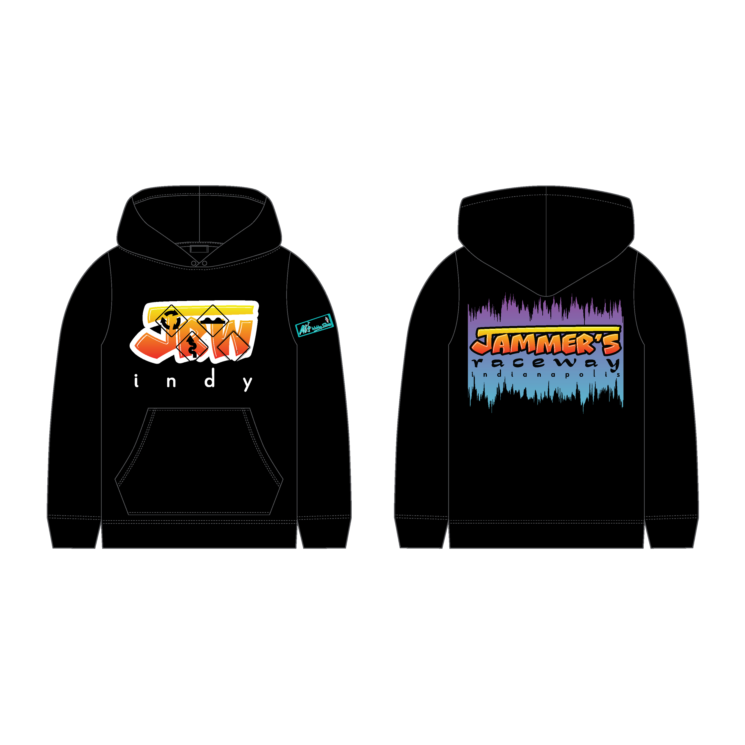 Adult Jammer's Raceway Hoodie
