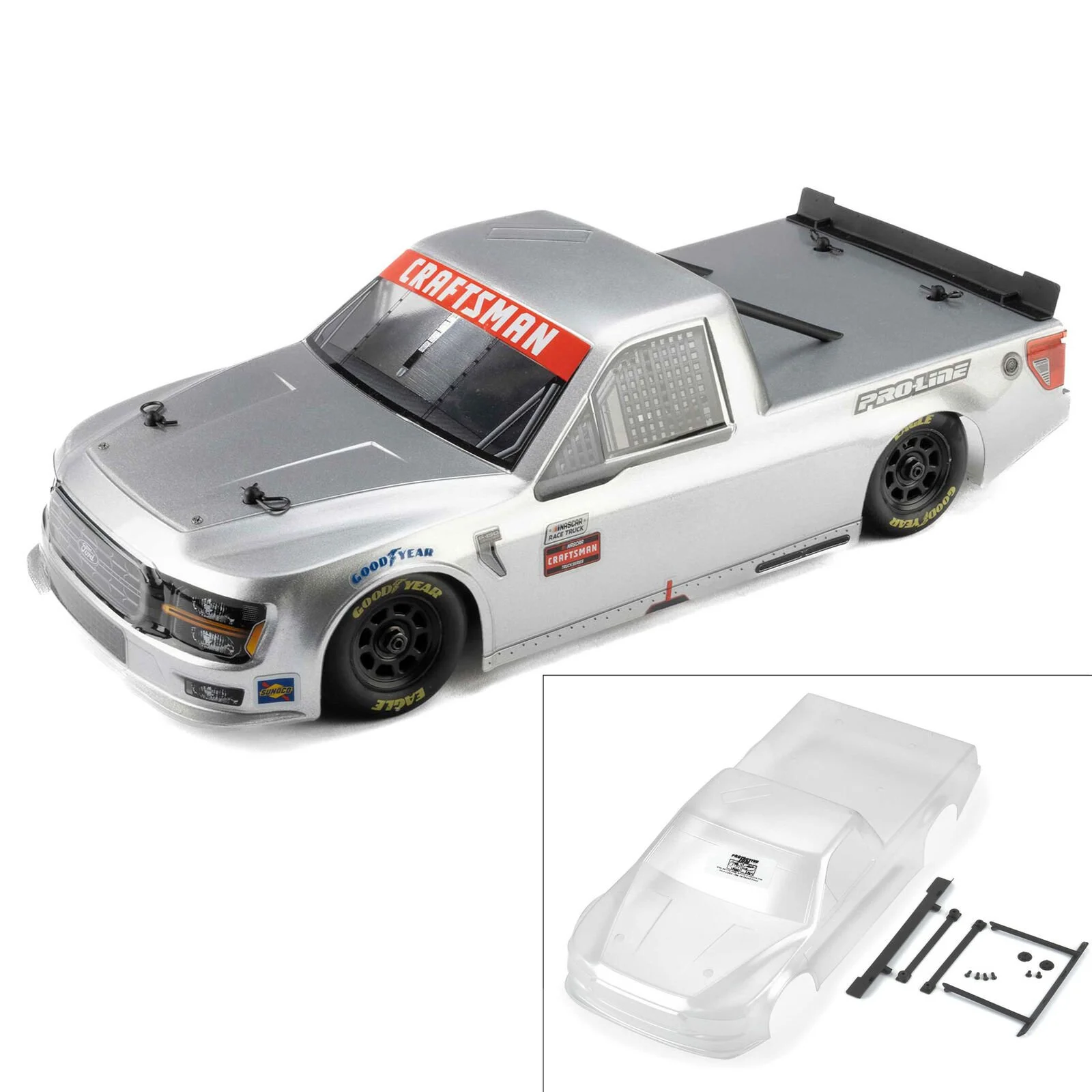 Pro-Line Racing 1/12 Pre-Cut 2024 Ford F-150 Truck Clear Body - PRO365400