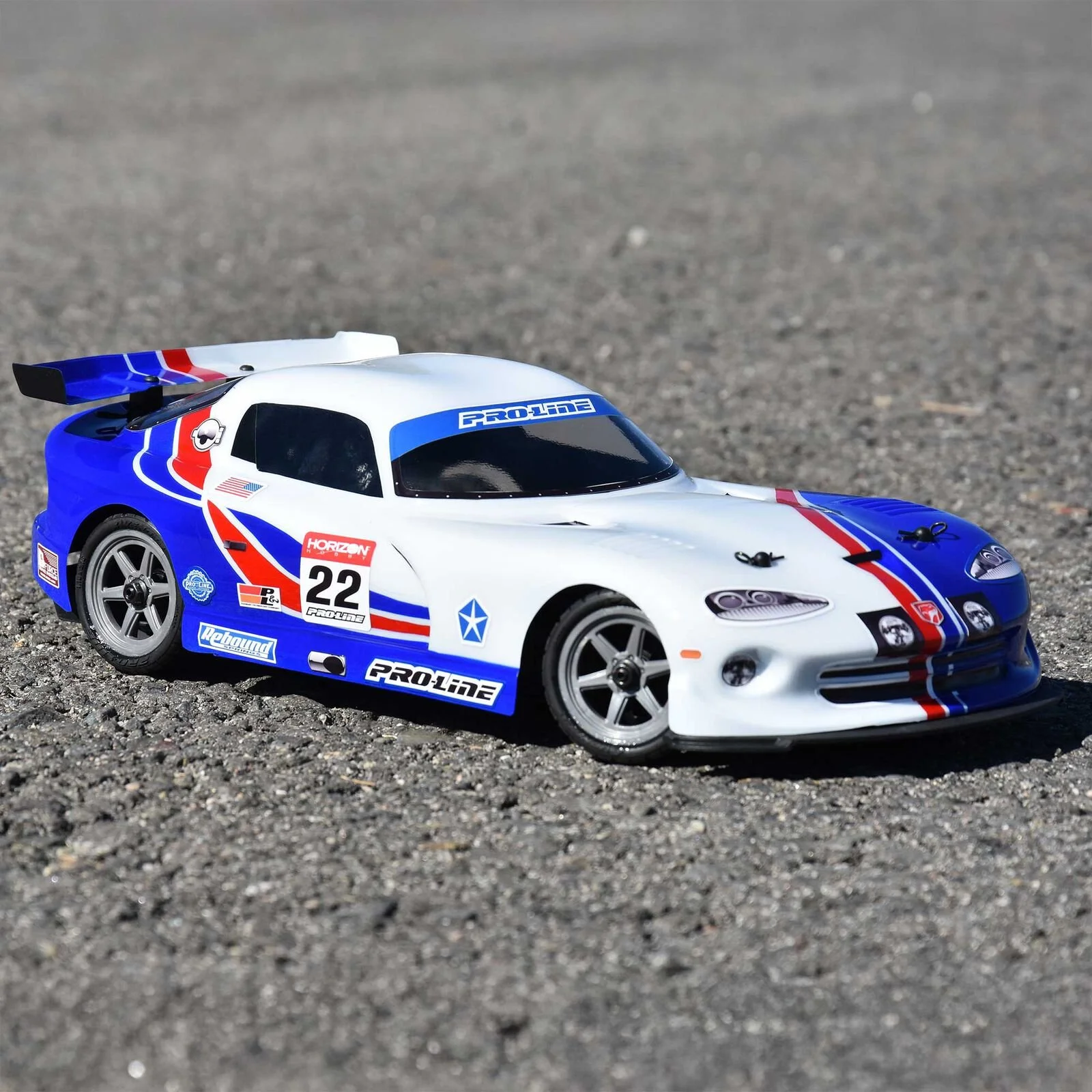 1/12 Pre-Cut 2002 Dodge Viper GTS Clear Body: Losi Grom Racecar - PRO368417