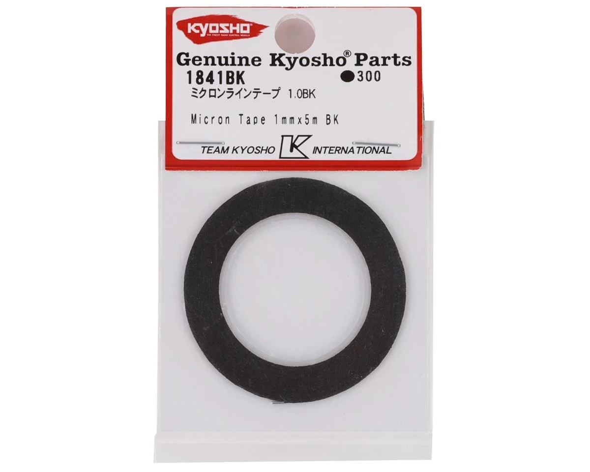 Kyosho 1mm Micron Trim Detail Tape (Black) (5m) 1841BK