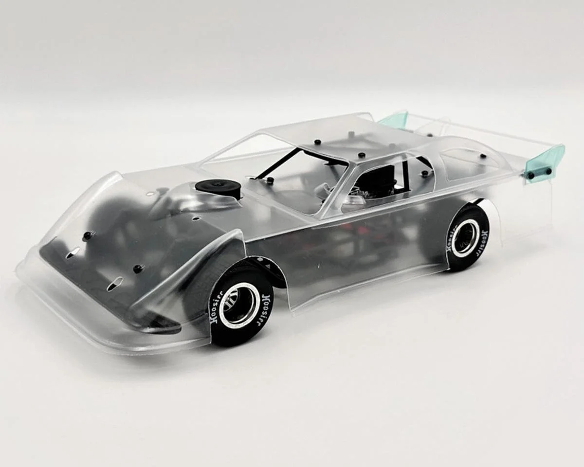 1RC Racing Late Model 2.0 1/18 Brushless RTR 2WD Oval Racer (Clear) - 1087