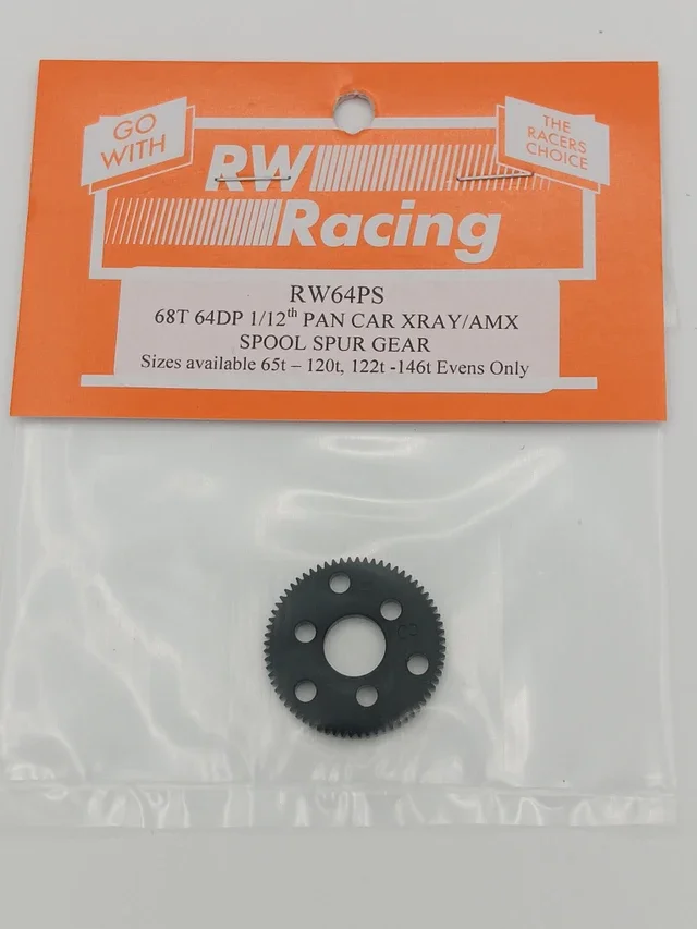RW Racing 68T 64DP 1/12th Pan Car XRAY/AMX Spool Spur