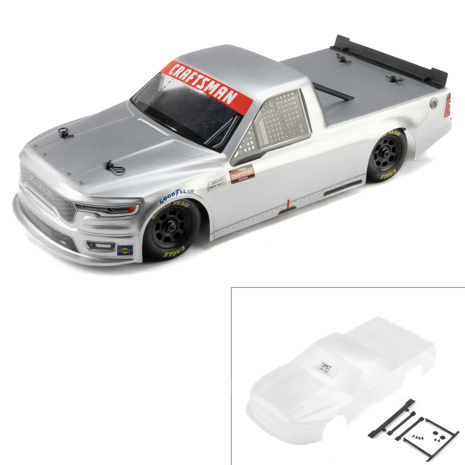 Pro-Line Racing 1/12 Pre-Cut 2026 Ram 1500 Truck Clear Body - PRO369917