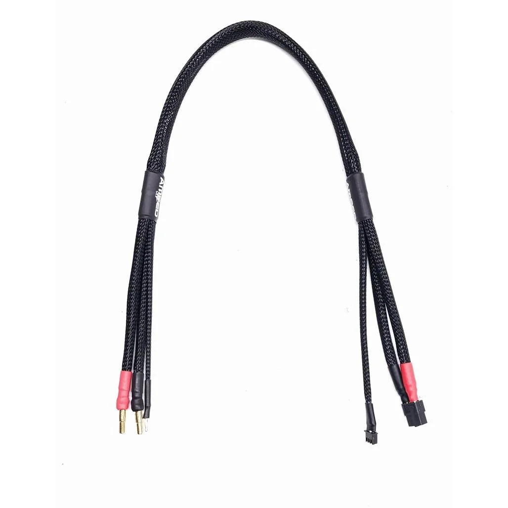 1s/2s Fully Protected Balance Charge Lead w/ 4-5mm bullet connector 24" 10 awg - XT90