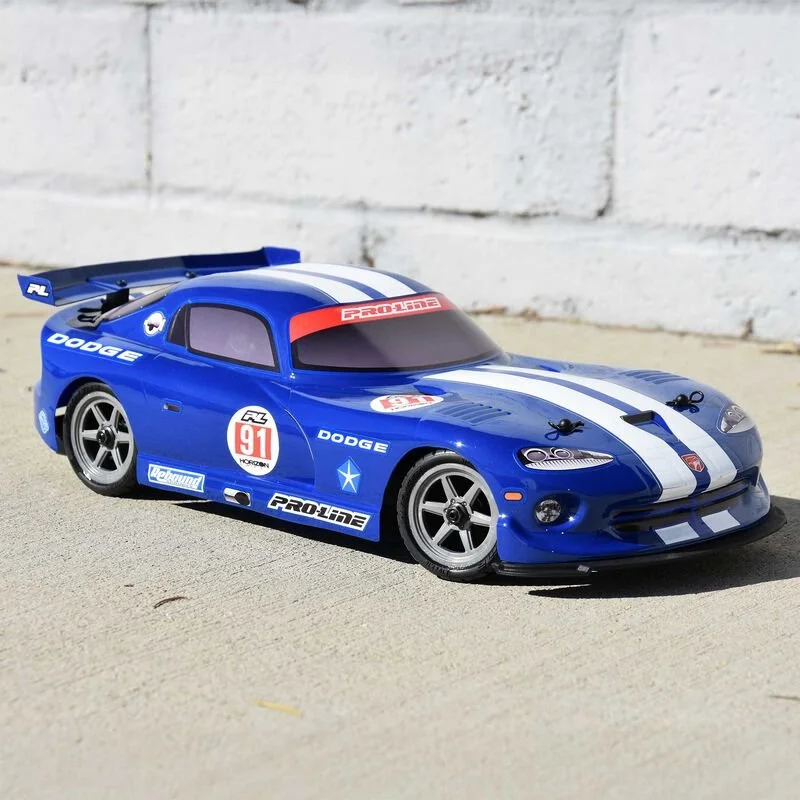 Pro-Line Viper Body for Losi NASCAR - Pre-cut, pre-painted (Blue) - PRO368413