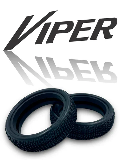 Viper LP 2wd Slim Front Carpet Tire - C4 Red - 3070-C4