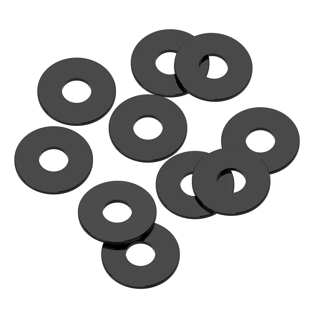 1up Racing Precision Aluminum Shims - 3x8x0.5mm - Black - 80401