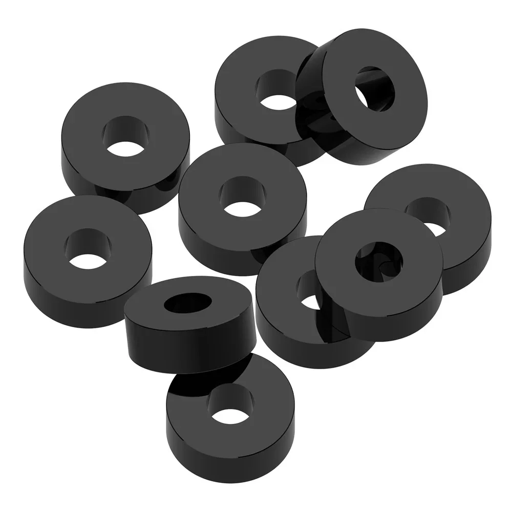 1up Racing Precision Aluminum Shims - 3x8x3mm - Black - 80405