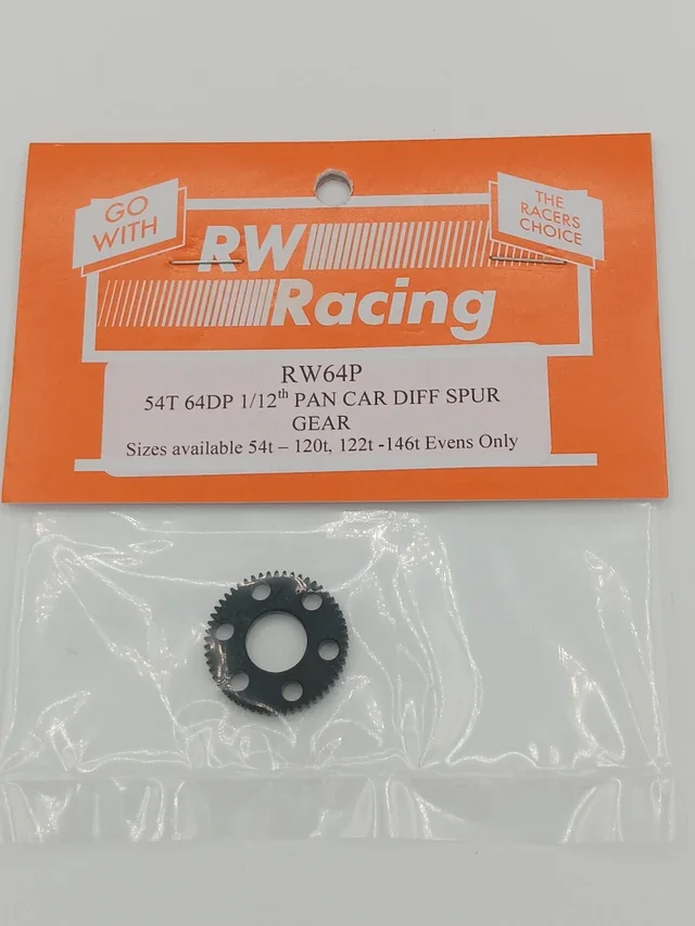 RW Racing 54T 64DP 1/12th Pan Car Diff Spur
