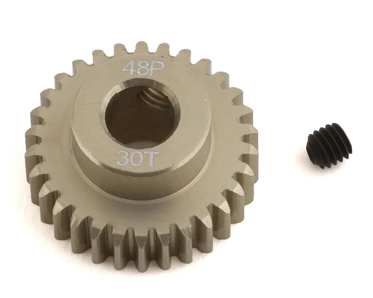 ProTek RC 48P Lightweight Hard Anodized Aluminum Pinion Gear (5.0mm Bore) (30T) PTK-8650