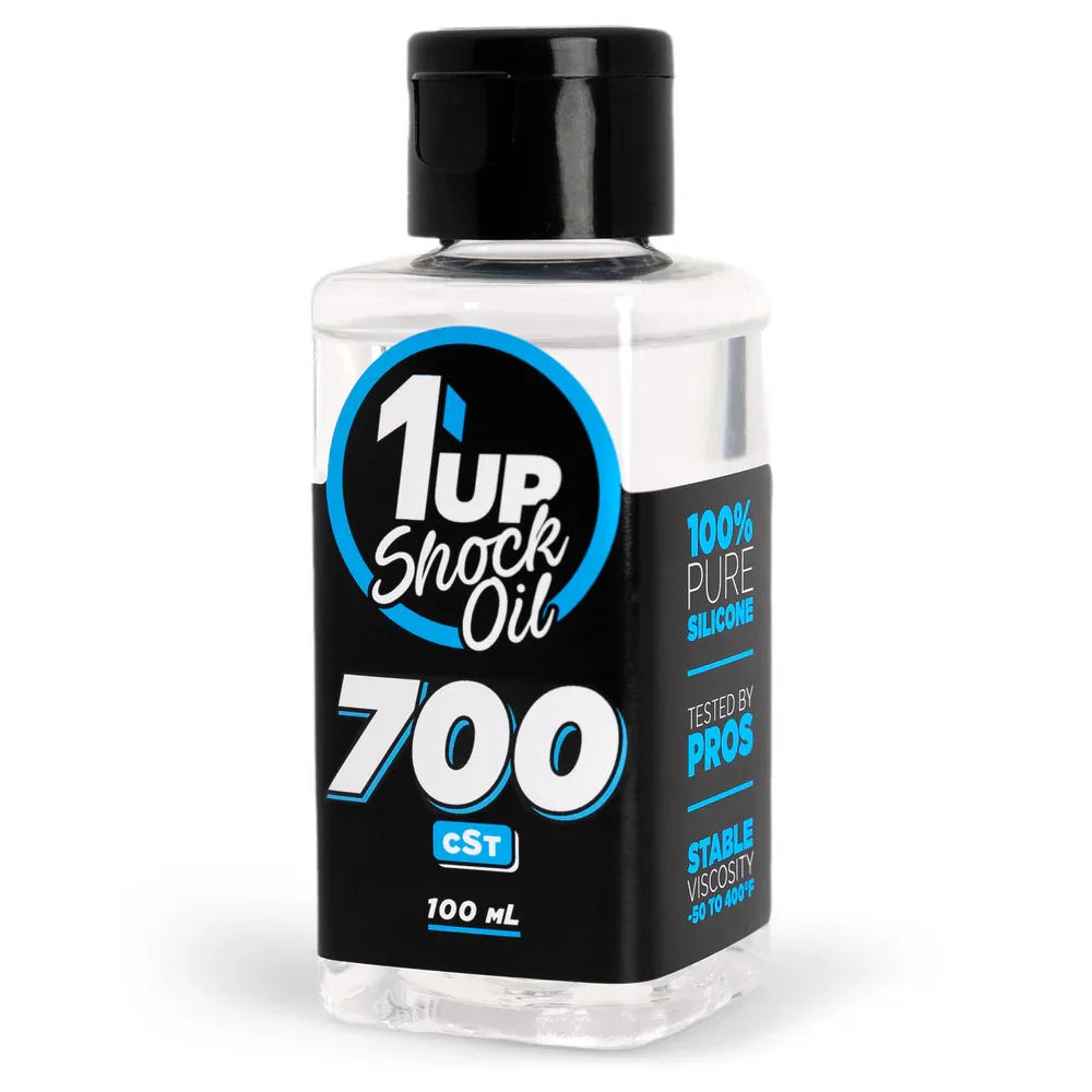 1up Racing Pure Silicone Shock Oil - 700cSt/53.75wt - 100mL - 100700
