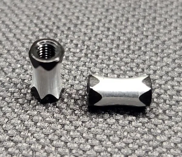 Hex standoff, 4.5 x 9mm (all black) - 3066