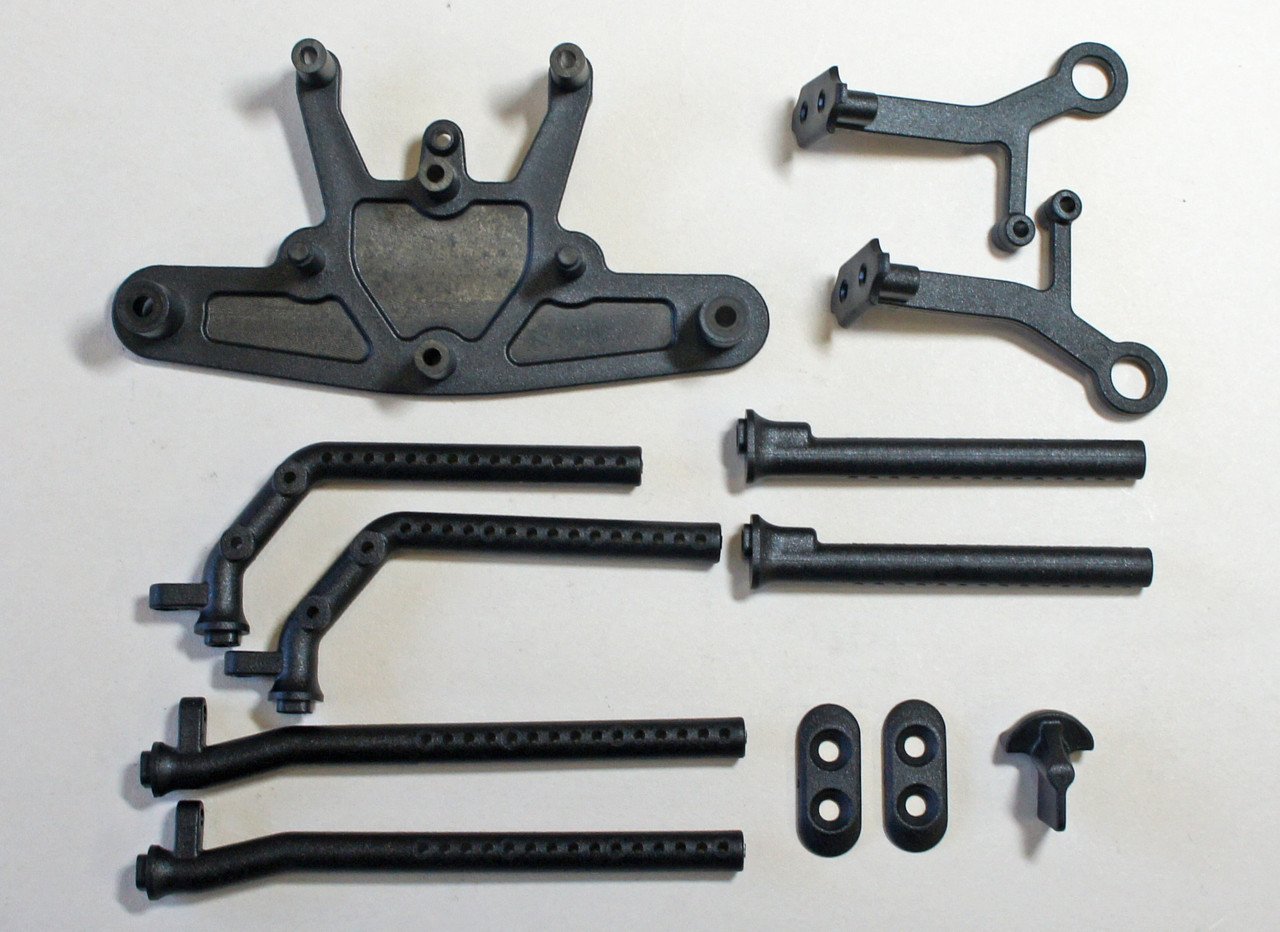 Mugen Seiki MTC3 Bumper & Body Mount Parts Set A2439