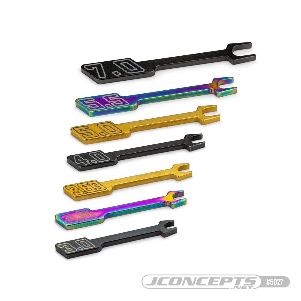 Open Wrench Set 7pc 3.0 3.5 3.63 4.0 5.0 5.5 7.0 - 5027