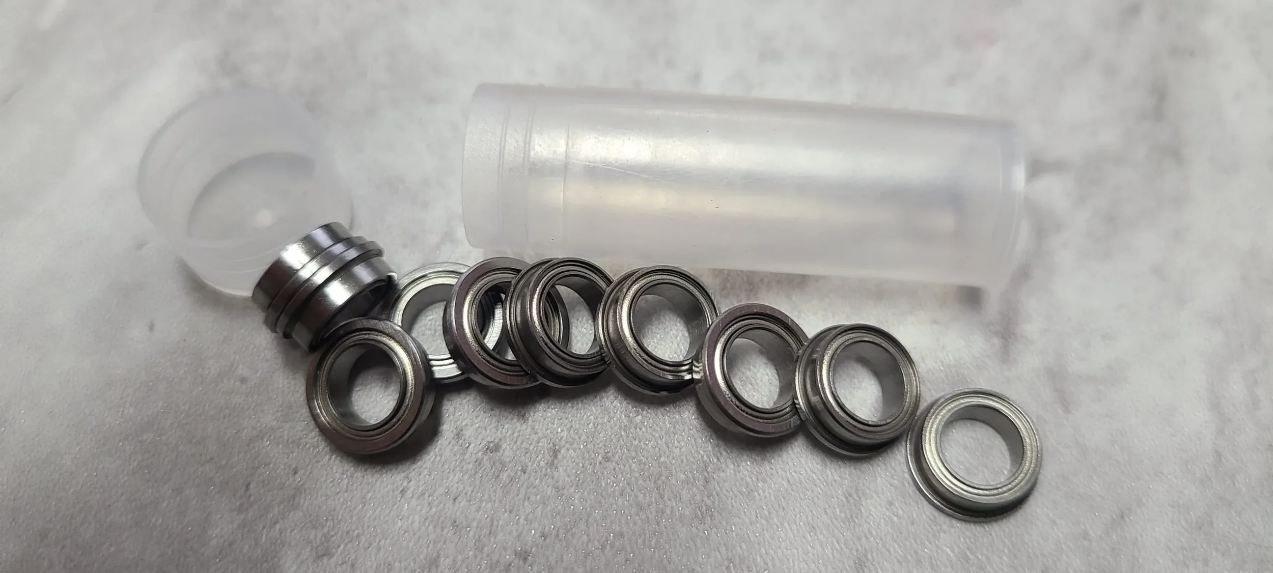 Flanged Axle bearing (10) 1/4 x 3/8 - 1386