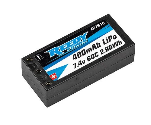 REEDY POWER 400mAh 60C 7.4V 1:28 Stick Battery - 27610