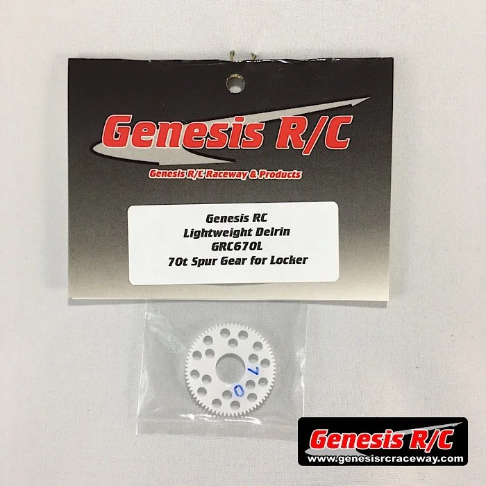 Light Weight Delrin 70Tooth Spur Gear for Locker - GRC670L