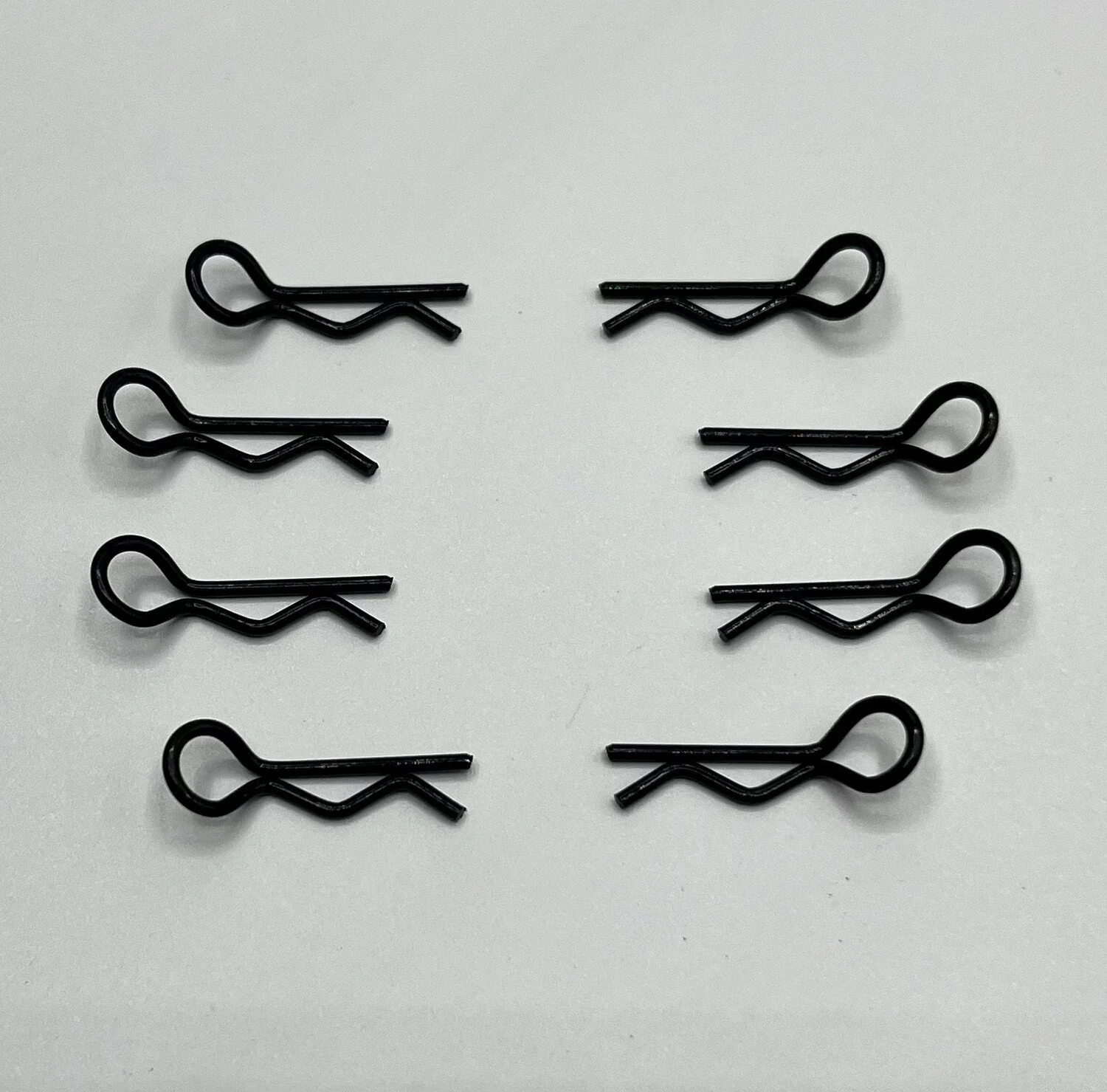 10th scale opposable body clips, Black