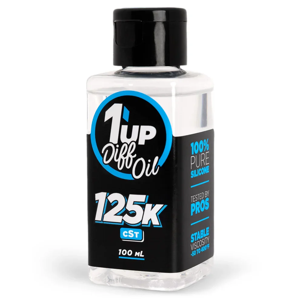 1up Racing Pure Silicone Diff Oil 125000cSt - 100mL 1UP110125