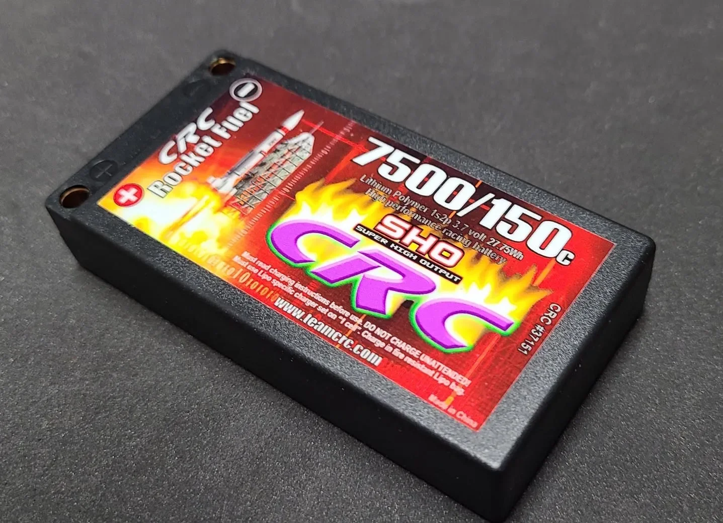 37151 - 1s Rocket Fuel Battery pack - 3.7v, Ultra-Low IR, SHO - Super High Output lipo