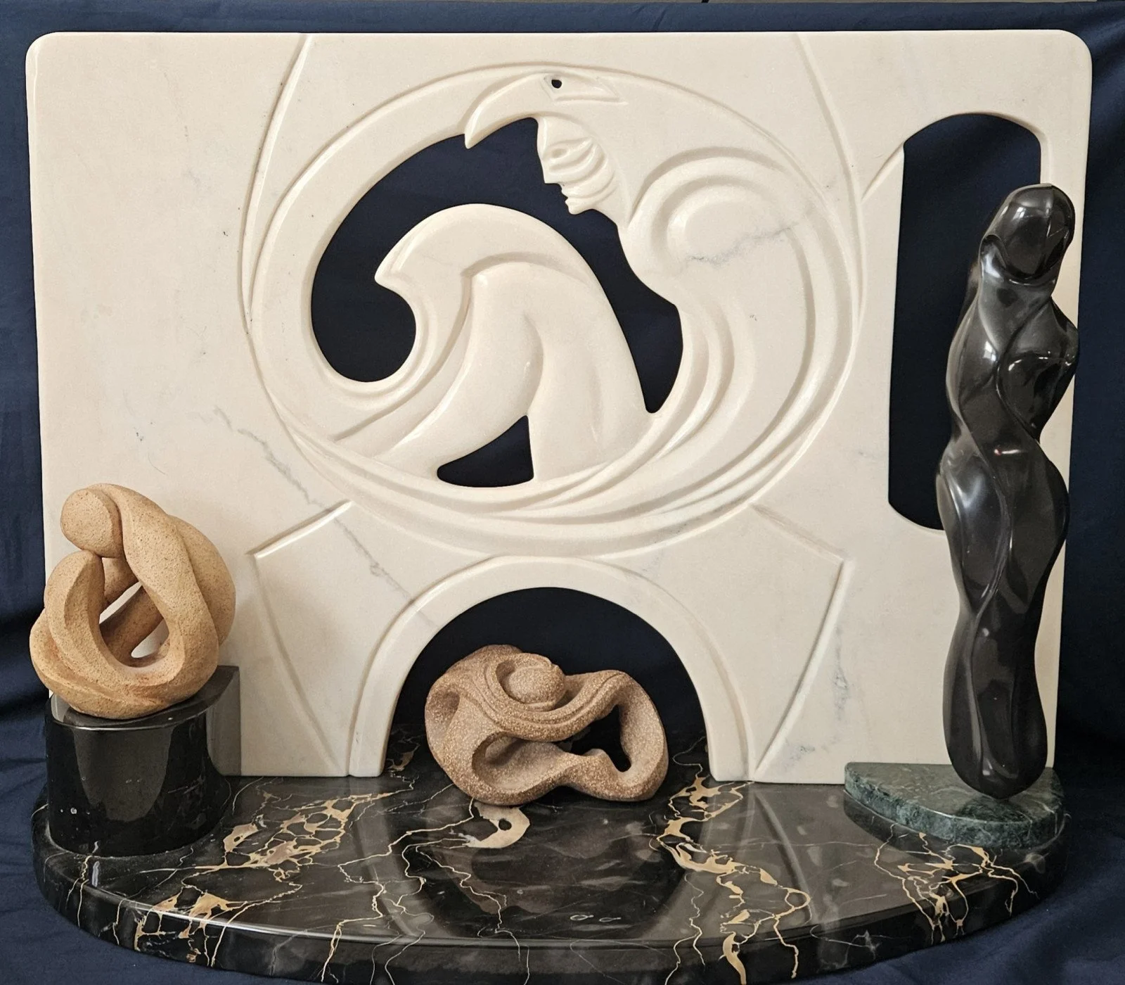 Robert Ortlieb, Sculptures at an Exhibition