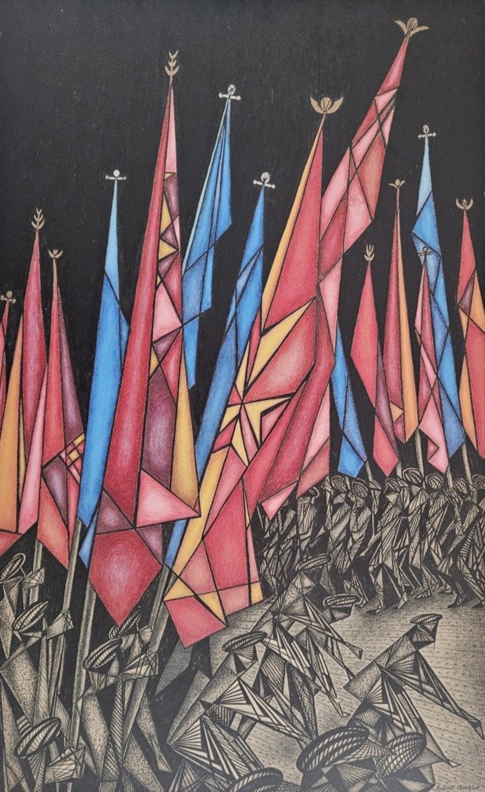 Robert Ortlieb, Israeli 10-Year Independence Parade