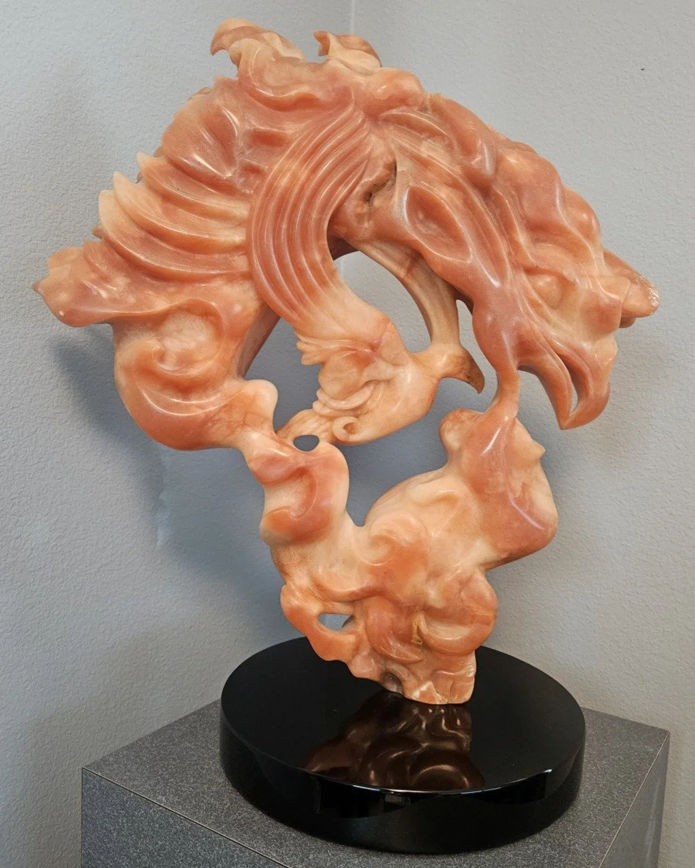 Robert Ortlieb, Phoenix sculpture back view