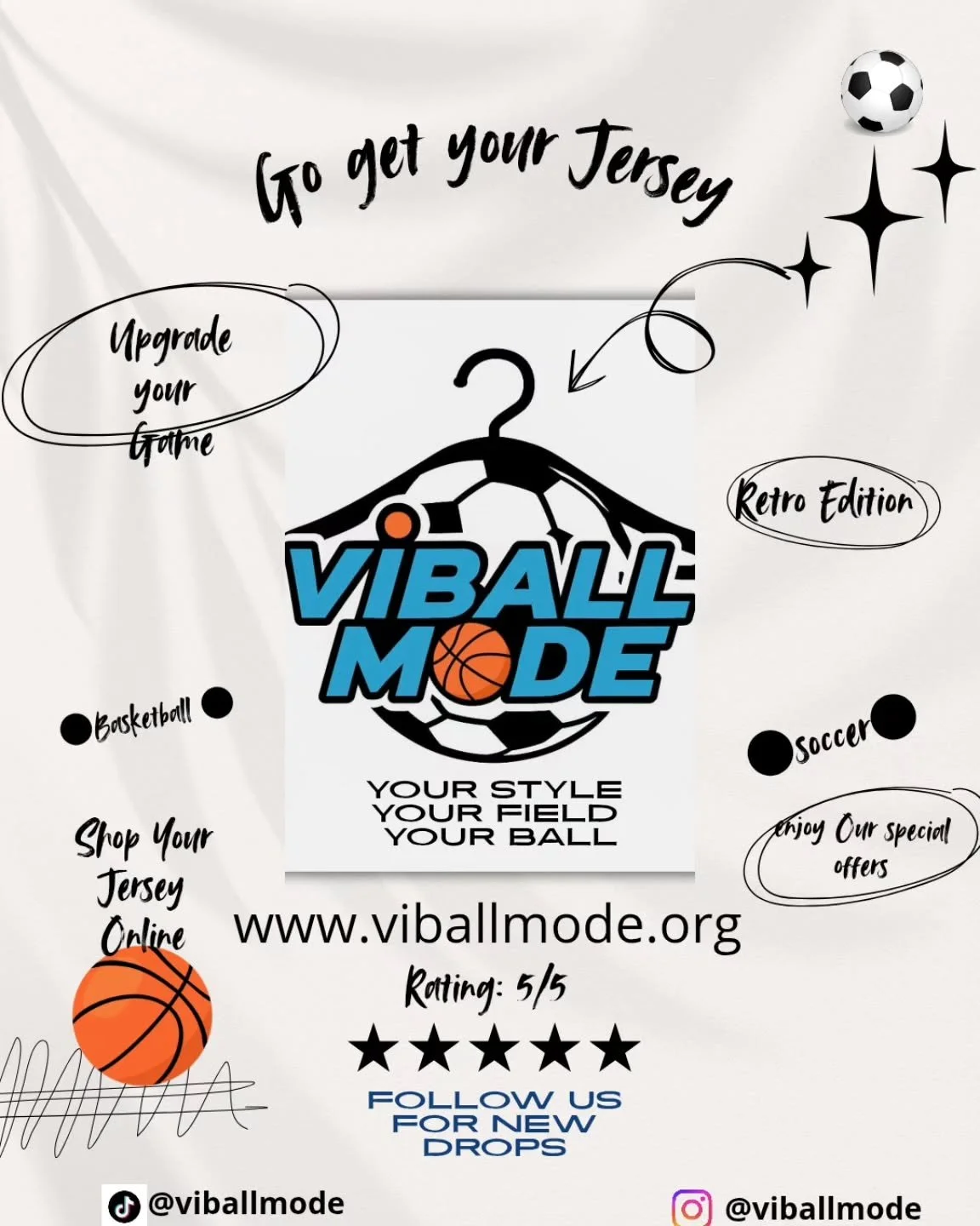 🏀⚽️👕&quot;Viballmode is where sports passion meets style. Shop basketball, soccer, and retro jerseys designed to stand out.&quot;👤
#viral
#trendingnow
#explorepage
#fyp
#instatrend
#shoppingonline
#fashiongram
#basketballculture
#soccerlove
#sport