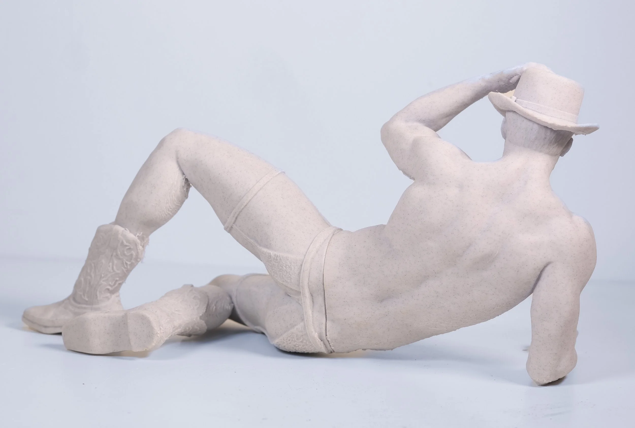 "Marble Man #3",  View #2, 3D Printed PLA Plastic