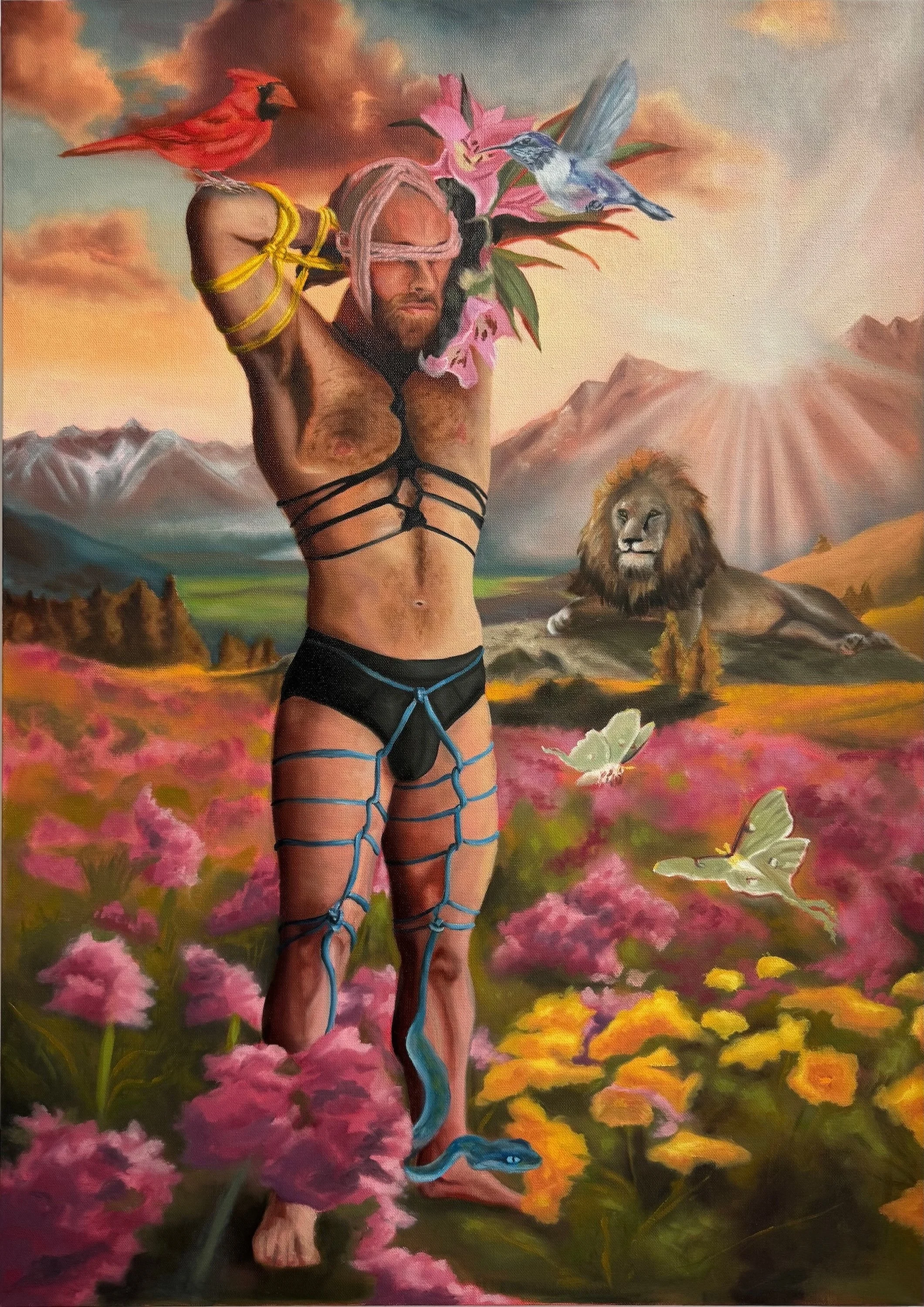 "Romans 8:15", Oil on Canvas, 24"x36", 2024